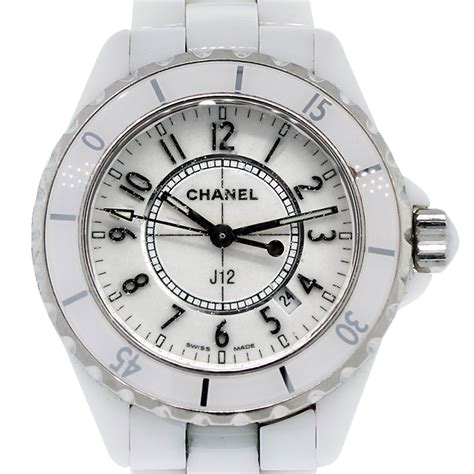 white chanel women's watch.